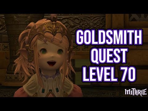 FFXIV 4.56 1294 Goldsmith Quest Level 70