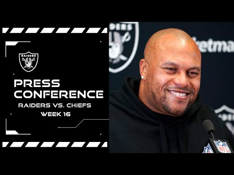 Coach Pierce and Aidan O'Connell Postgame Presser | Week 16 vs. Chiefs | NFL