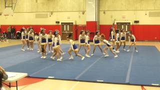 preview picture of video 'WVHS Cheer @ Narragansett 2013.01.23'