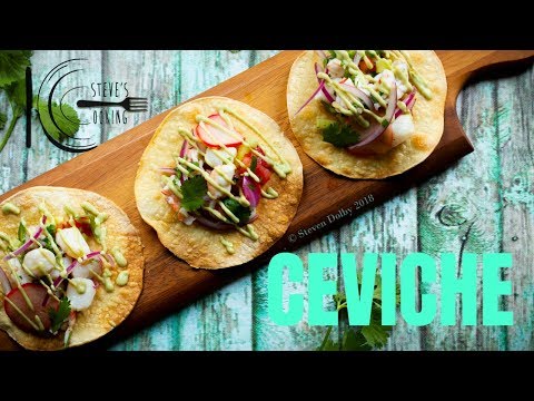 How to make SHRIMP & SCALLOP CEVICHE TOSTADAS
