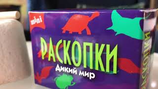 Мини набор для проведения раскопок Дикий мир 