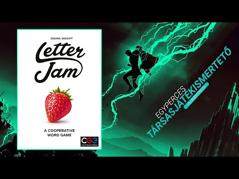 Egyperces társasjátékismertető | #59. Titkos szavak / Letter Jam - Game-Obscura