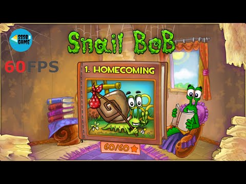Snail BoB: Homecoming All Levels + 3 Stars , iOS Walkthrough - YouTube
