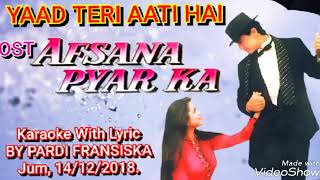 YAAD TERI AATI HAI Karaoke With Lyric OST - YouTube