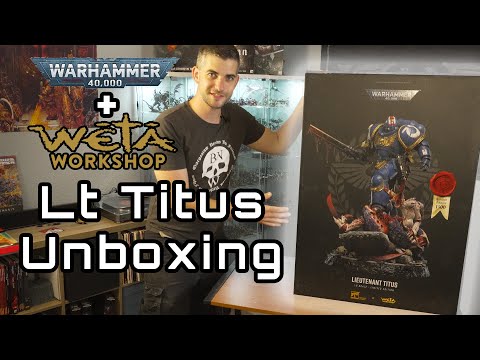 Unboxing the Impressive Lt Titus limited Edition Statue from Weta Workshop