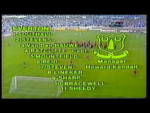 1985/86 - Everton v Man Utd (FA Charity Shield - 10.8.85)