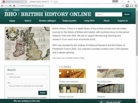 Legacy QuickTip video - English Resources in Legacy Family Tree