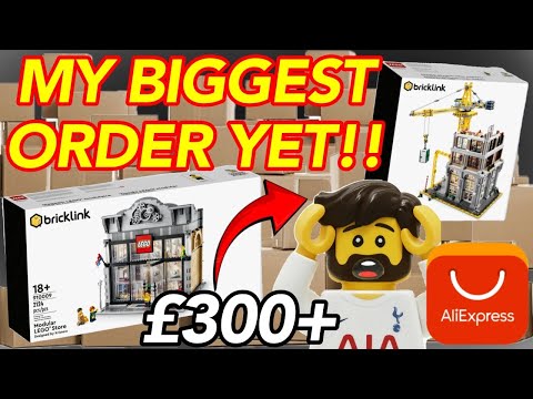 My BIGGEST AliExpress LEGO Haul Yet!
