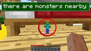 I put a TINY Zombie under his bed so he can NEVER sleep...