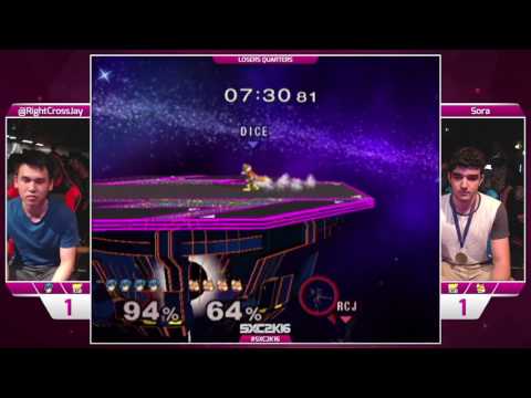 SXC2K16 - SSBM - RCJay (Marth) vs Sora (Fox) - Losers Quarters