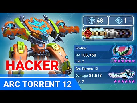 Hacker Stalker - 48 Kills - Arc Torrent 12 - Mech Arena
