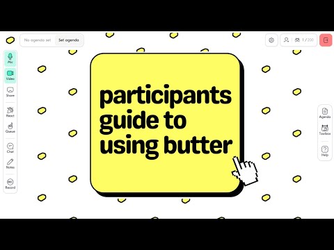 Participants Guide to Using Butter – Smooth as Butter – Ep 2