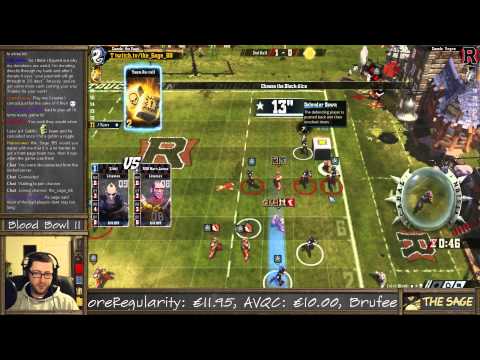 Dark Elves game 2 vs Humans (the Sage plays Blood Bowl 2)