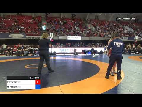 72 Kg Semifinal Victoria Francis Titan Mercury Wrestling Club TMWC Vs Nahiela Magee Unattached