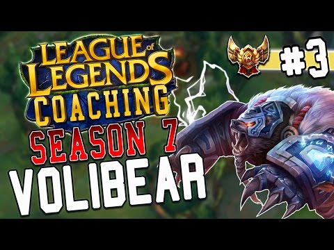 Season 7 LoL Coaching #3 - Volibear Jungle (S6 Gold)