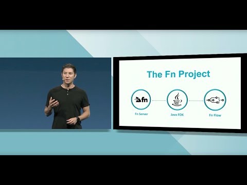Fn Project Announcement @ JavaOne 2017 Keynote