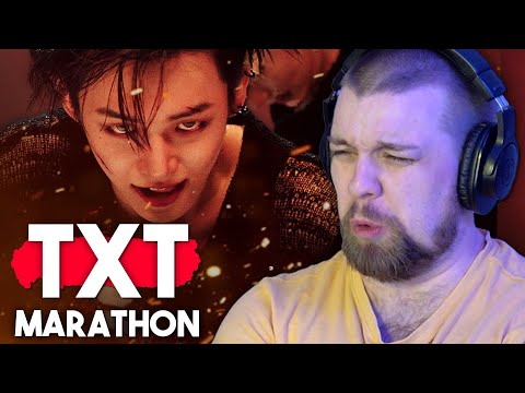 TXT MARATHON - Reacting to ALL TXT Dance Practices!