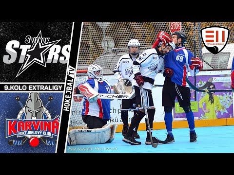 Highlights 9. kola Extraligy hokejbalu - HBC Svítkov Stars Pardubice vs. HbK Karviná | 23.10. 2022