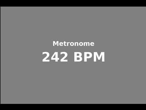 metronome 242 bpm