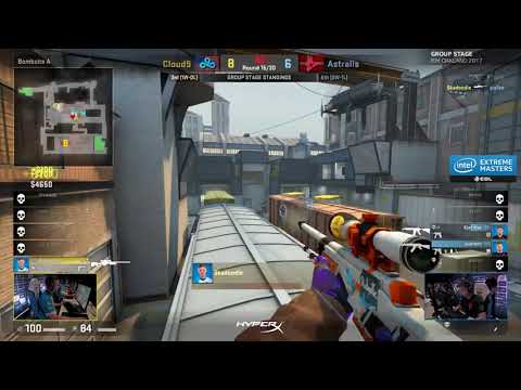 CS:GO C9 vs Astralis INSANE SKA 1v4 CLUTCH!! SKADOODLE INSANE CLUTCH 1v4 INSANE PLAY