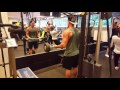 Arin Ali trains biceps