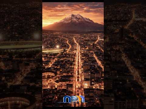 Riobamba bajo la mirada eterna del Chimborazo.