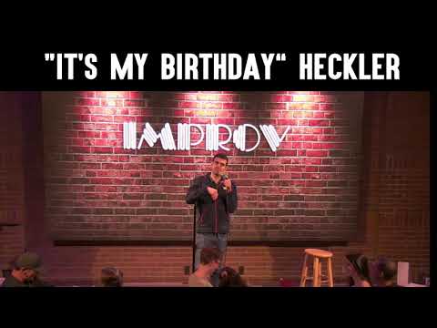 "It's My Birthday" heckler interrupts Sam Morril's entire set