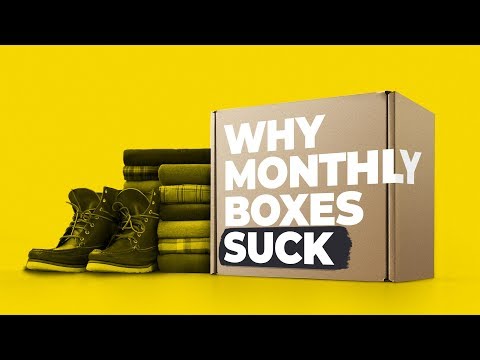 Why I HATE Monthly SUBSCRIPTION BOXES For Men (My Opinion) • Effortless Gent