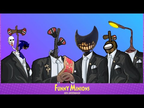 Siren Head and Bendy & Sirenzilla and Light Head - Coffin Dance Meme (COVER)
