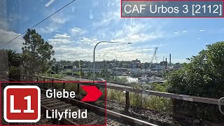 Transdev CAF Urbos 3 [2112]: Glebe → Lilyfield