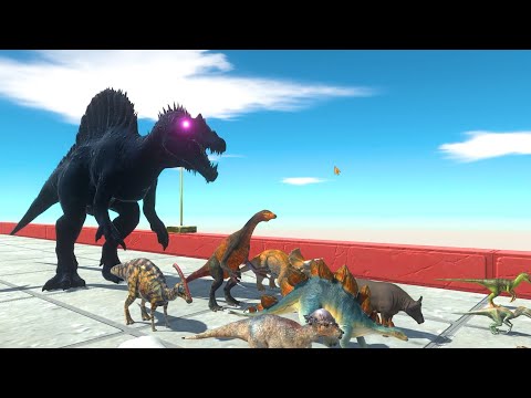Escape from Deadly Spinosaurus -Animal Revolt Battle Simulator