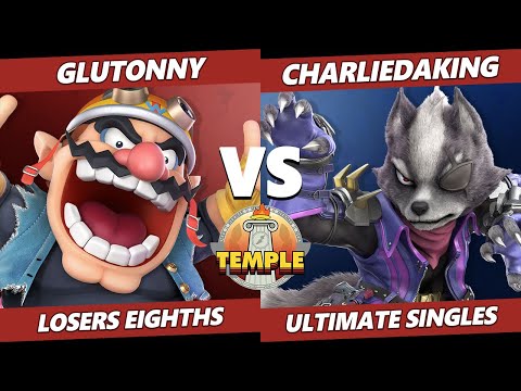 Temple: Hermès Edition Top 8 - Glutonny (Wario) Vs. CharlieDaKing (Wolf) SSBU Ultimate Tournament