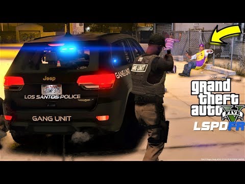 GTA 5 LSPDFR #695 Gang Unit Patrol In New 2018 Jeep Grand Cherokee TrackHawk During A Snow Storm