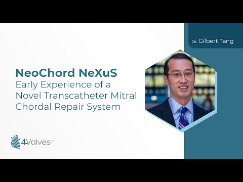 NeoChord NeXuS   Early Experience of a Novel Transcatheter Mitral Chordal Repair System