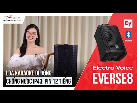 Loa Electro Voice Everse 8 di động cao cấp (Pin 12h, Bluetooth 5.0, Chống nước IP43)