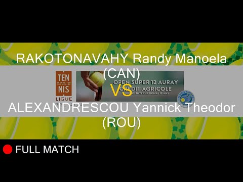 RAKOTONAVAHY Randy Manoela (CAN) VS ALEXANDRESCOU Yannick Theodor (ROU) - Open Super 12 Auray 2020