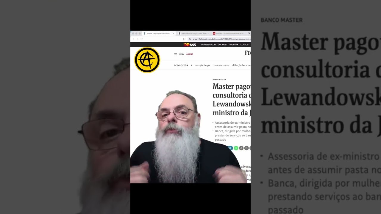 LEWANDOWSKI tinha CONTRATO MILIONÁRIO com BANCO MASTER enquanto era MINISTRO que COMANDA a PF