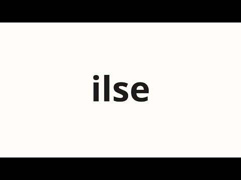 How to pronounce ilse | 일세 (One -time in Korean)