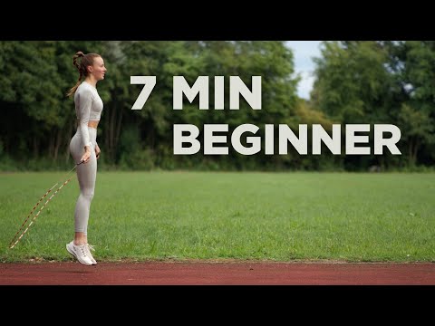 7 MIN TOTAL BEGINNER JUMP ROPE WORKOUT