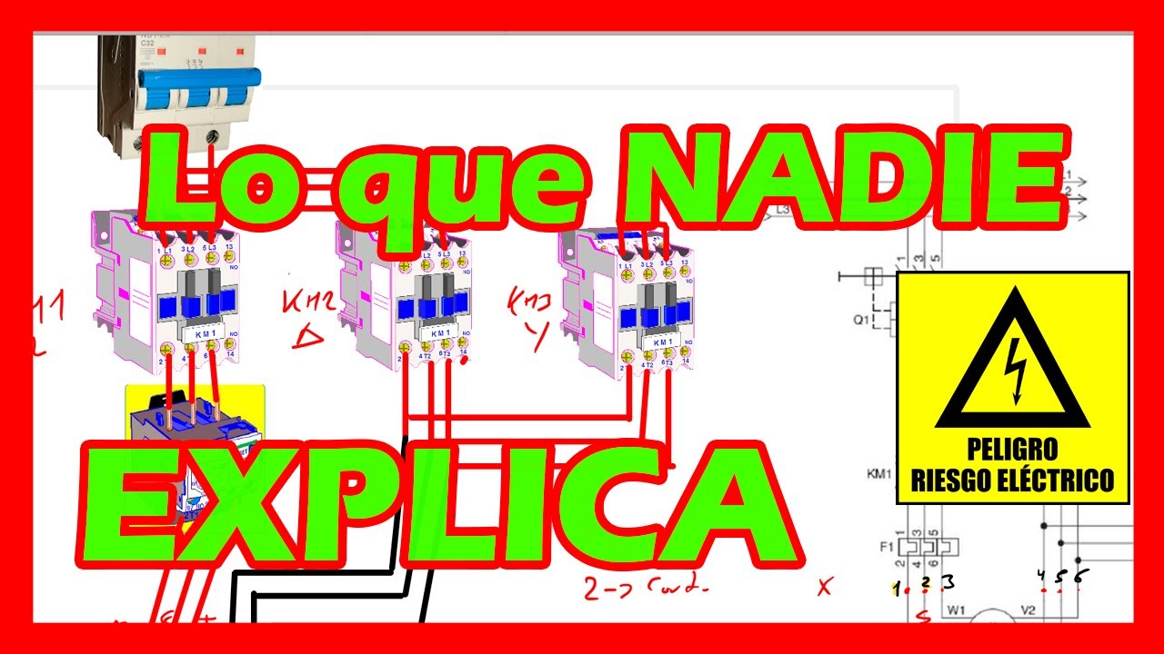 ⚡⚡ Conexión PASO a PASO arranque ESTRELLA TRIÁNGULO FÁCIL | teslamatic