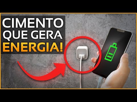 Cimento que gera energia a partir do contato