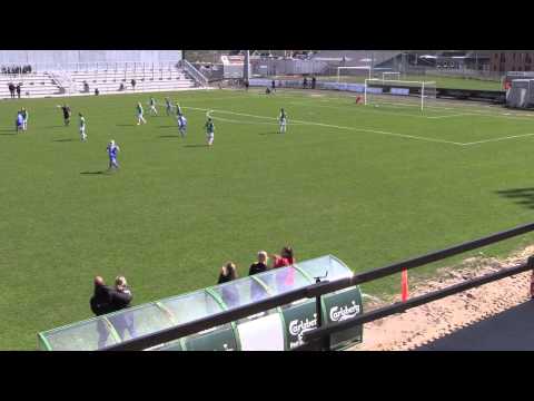 Fortuna Hjørring - KoldingQ 19.4.15 fantastic goal by Sanne Troelsgaard