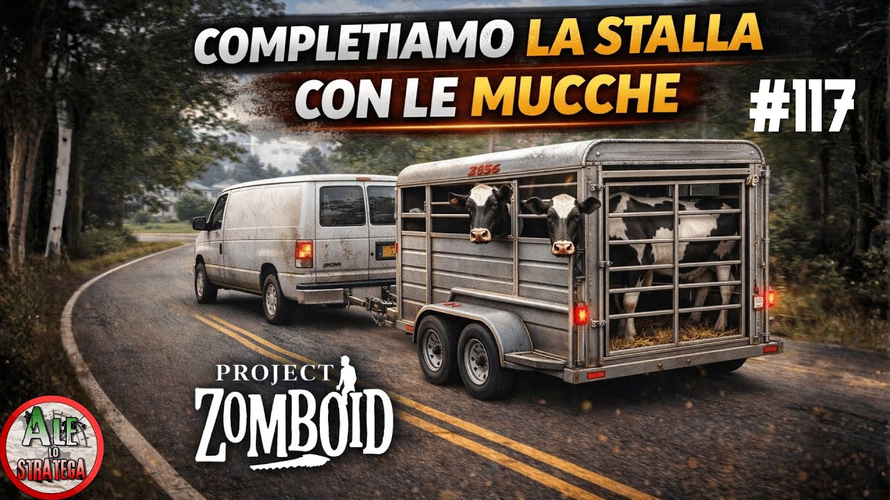 COMPLETIAMO LA STALLA || PROJECT ZOMBOID || RUN 1 BUILD 42 || LA FUGA DI ARTEMIO #117
