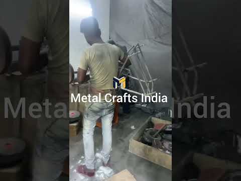 Stainless steel living room partition, polished