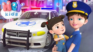 Masina de politie pentru copii 🚔 Cantece si desene animate 🚓 HeyKids