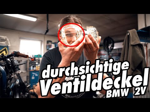 Transparente - durchsichtige - Ventildeckel für den BMW Motorrad 2 Ventil Boxer R 45 - R 100 R - GS
