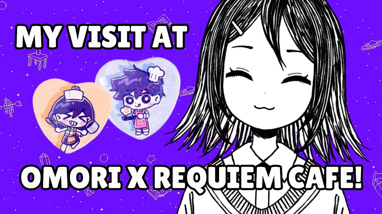 💜 My trip to the OMORI x Requiem Cafe!! 💜