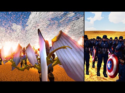 20.000 Captain America vs Every SUPER ARCHER UNIT - Ultimate Epic Battle Simulator 2