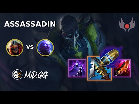 MID.GG: [ Assassadin ] Zed MID vs Ryze | NA GRANDMASTER | LOL Season 2025