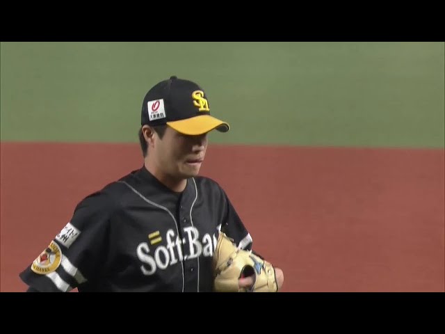 【6回裏】ホークス・甲斐野央 3者凡退に抑える好投!! 2021年10月7日 埼玉西武ライオンズ 対 福岡ソフトバンクホークス